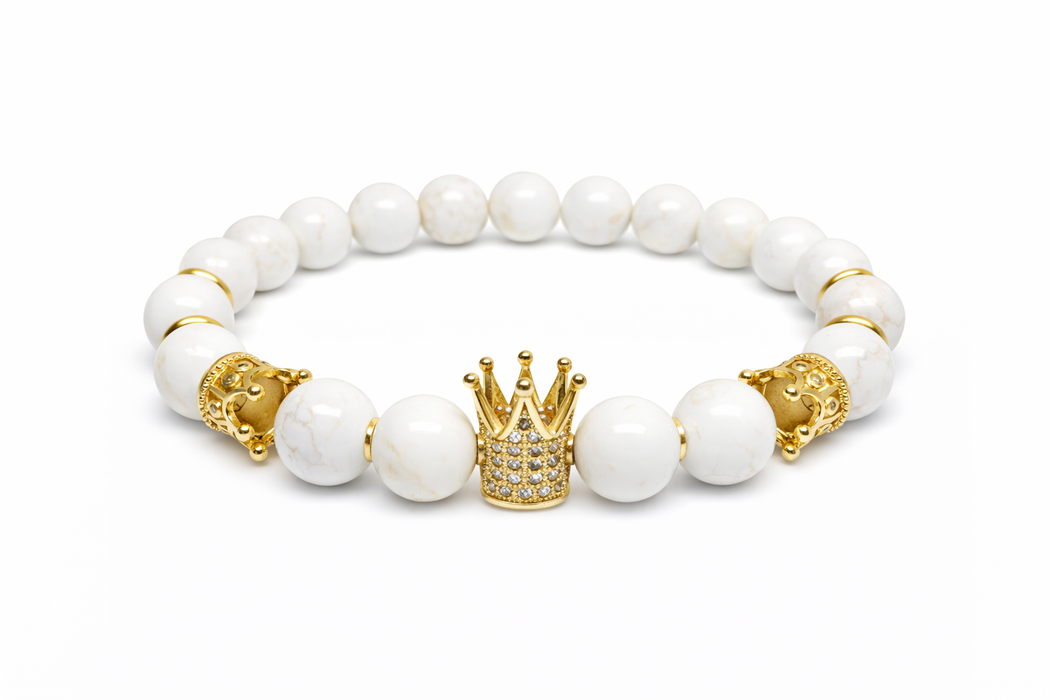 White Howlite King