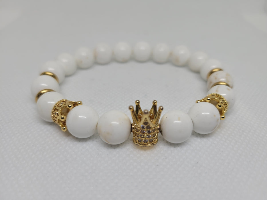 White Howlite King