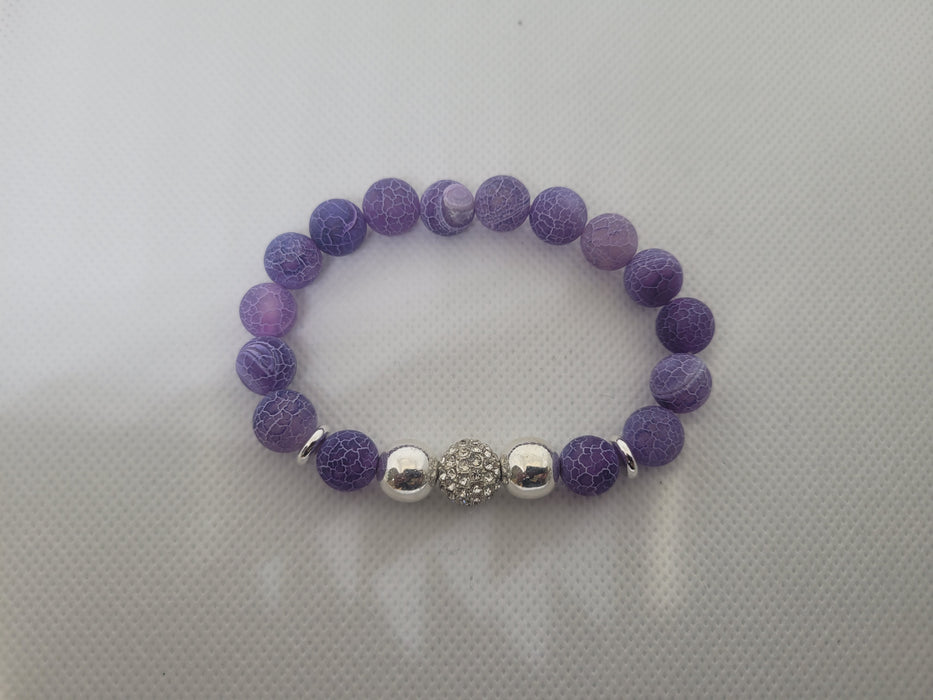 Purple Agate Crystal Ball