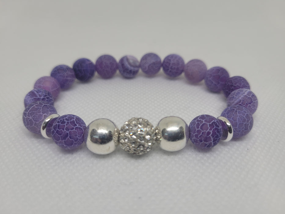 Purple Agate Crystal Ball