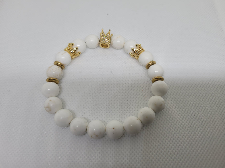 White Howlite King