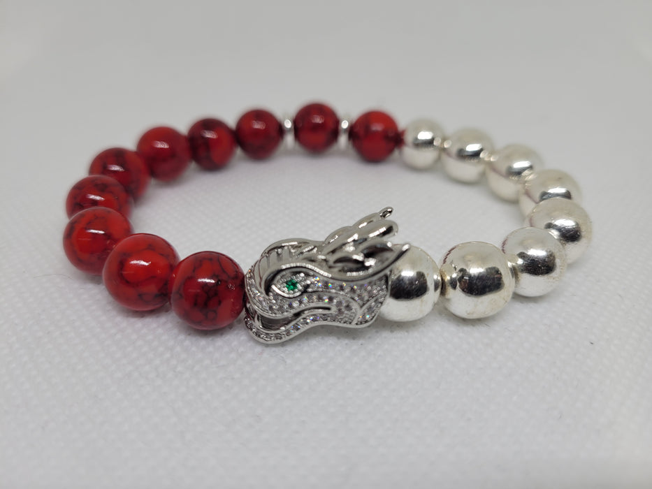 Red Turquoise Dragon