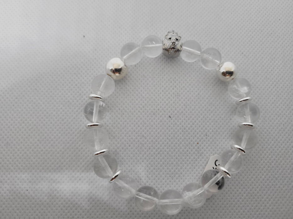 Clear Quartz Lion